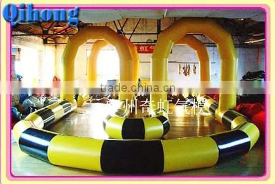 exciting dummy inflatable football playground with basketball on sale