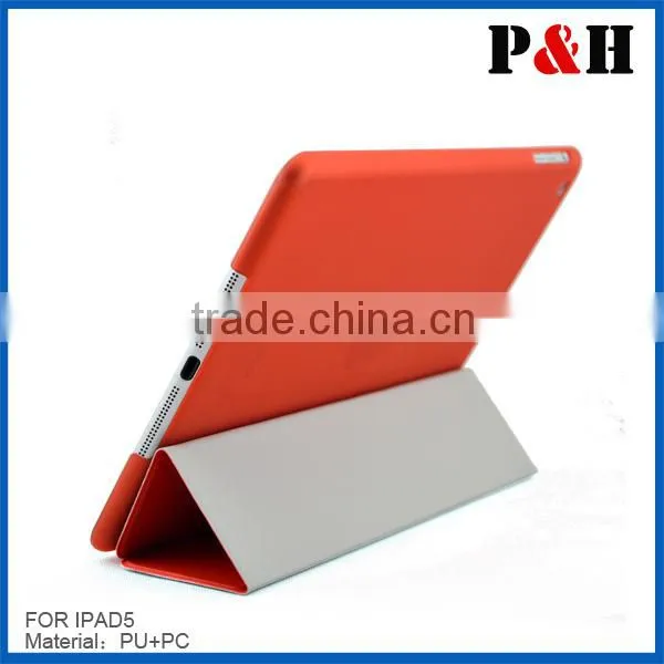 For iPad air Case, Leather Case For iPad air, PU Leather Stand Case For iPad air