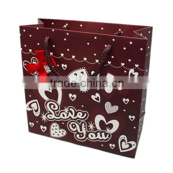 Cheap shopping paper bag kraft paper bag custom gift paper bag printing