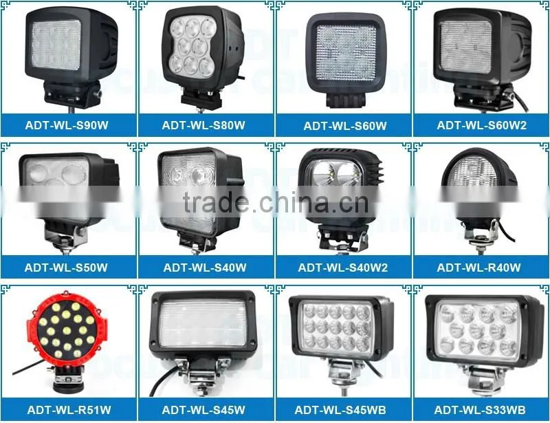 NEWEST 18W led work light DC10-30V offroad truck jeep boat driving lamp