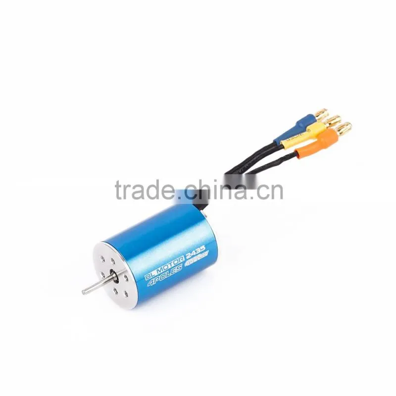2435 4800KV 4P Sensorless BL Motor with 25A Brushless ESC for 1/16 RC Car