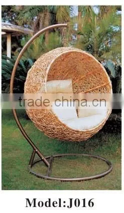 modern outdoor patio furniture/rattan hanging chair/egg chair