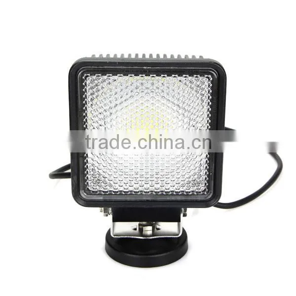 30W Offroad COB Led Work Light Square with Flood Beam in Auto Lighting System for SUV,Jeep,4x4
