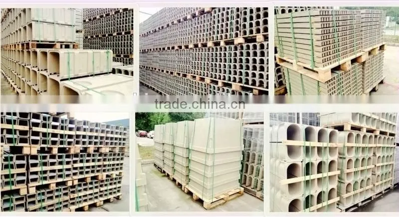 Industrial cast drainage channel grating
