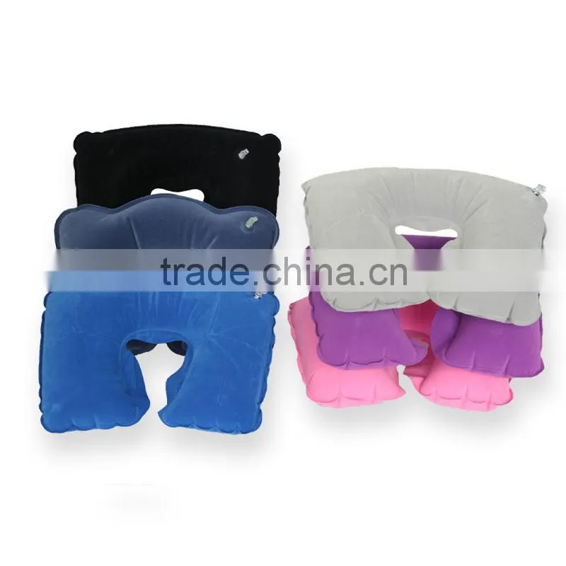 Travel kit with pillow,eyemask,ear plugs (Purple)