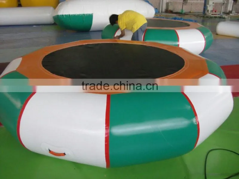 Funny inflatable mini trampoline , swimming pool trampoline