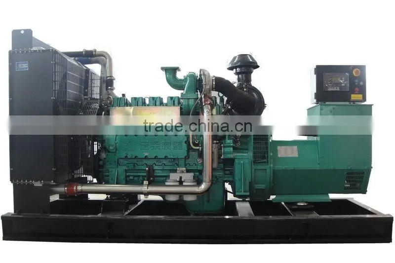 iso9001 generator set price list 250kva fuel consumption