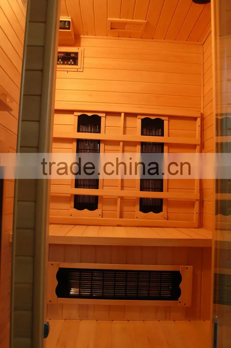 Solid Wood Main Material and 4 People Capacity mini portable far infrared sauna room