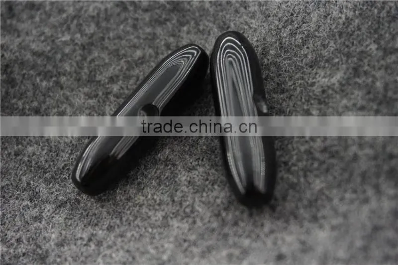RESIN SIGLE HOLE BAR TOGGLE BUTTON FOR GARMENT