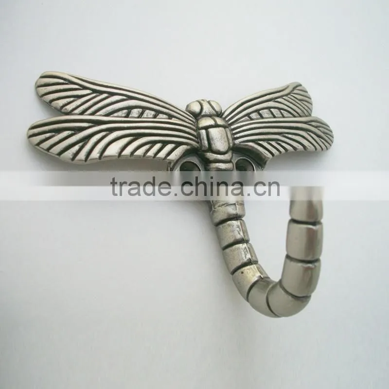 Zamak decorative wall mounted coat hook,wall hook