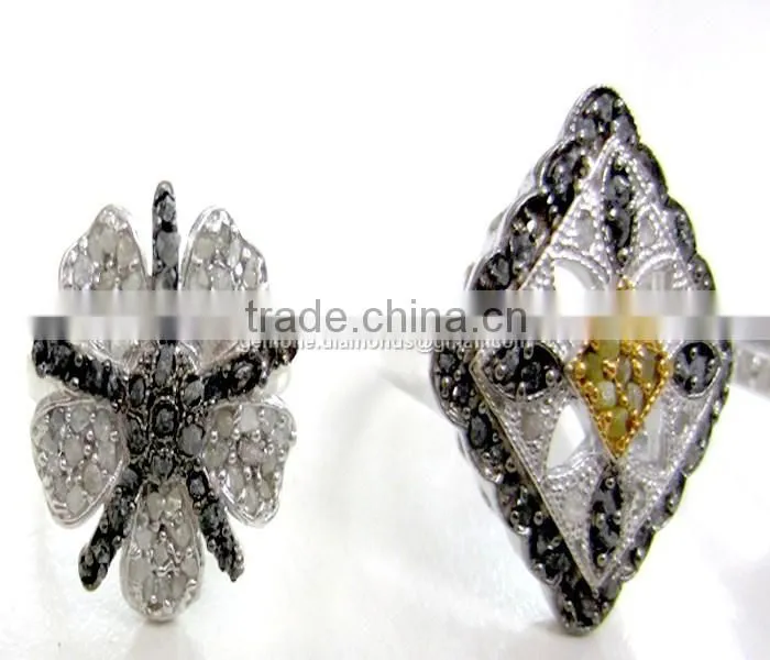 High Quality Rogh Diamond Engagement Rings