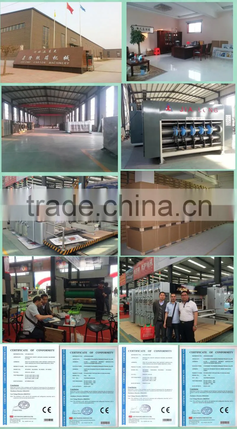 china manufacturer automatic stacking machine/carton box making machine prices/corrugated cardboard cartons packing machine