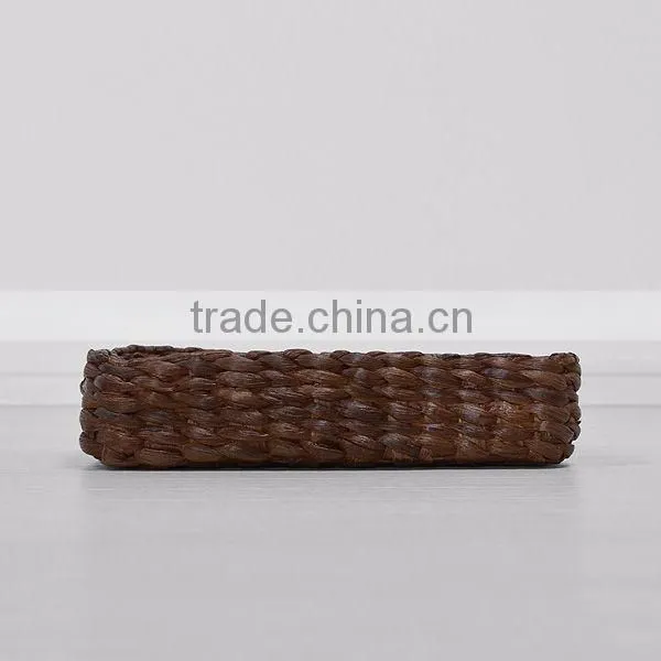 Classics Water Hyacinth square Hand-Woven storage basket