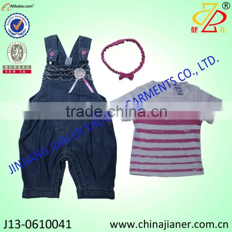new summer fashion cotton boy 3pcs gift set