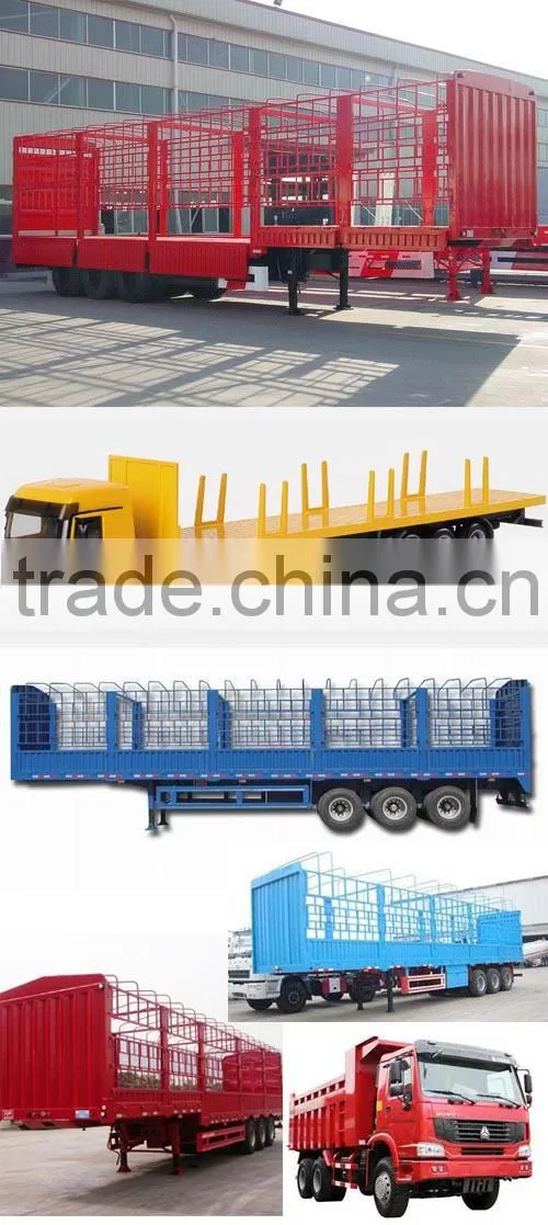 Hot Selling 60Ton Fence Trailer /Cargo Truck Trailer
