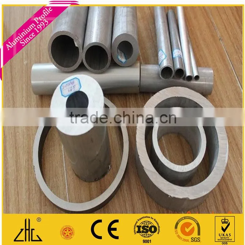 Any shape customized 300mm diameter aluminium tube / aluminum split tube