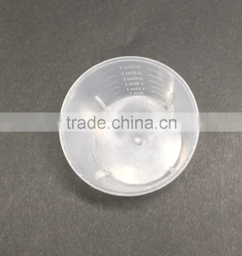 30ml 1 oz plastic pp measure cup