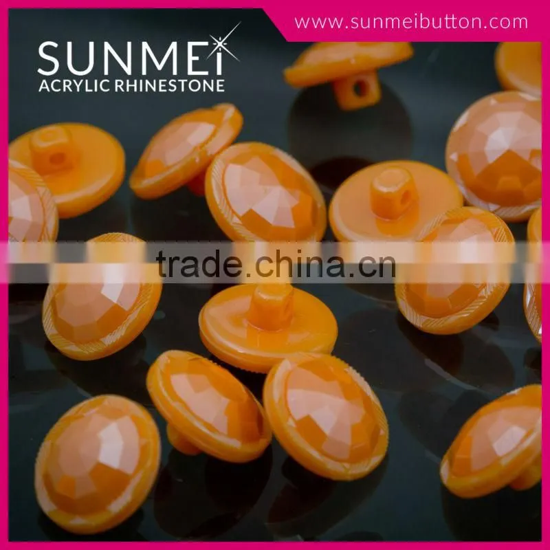 Lead Free ab Acrylic Round Oriental Button for Cloth