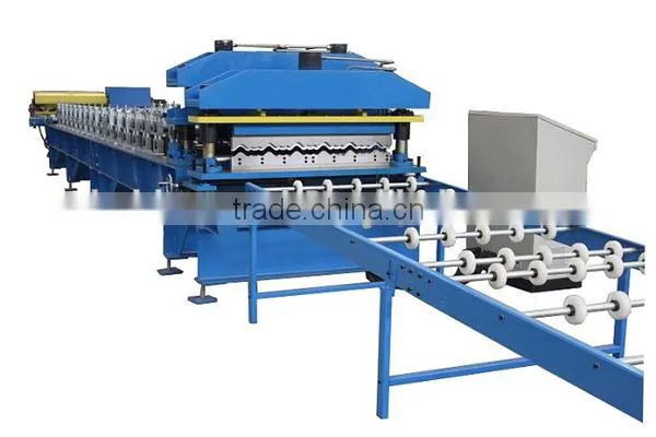 Used Metal Roof Tile Panel Roll Forming Machine, Metal Aluminum Step Roofing Tile Machine For Sale