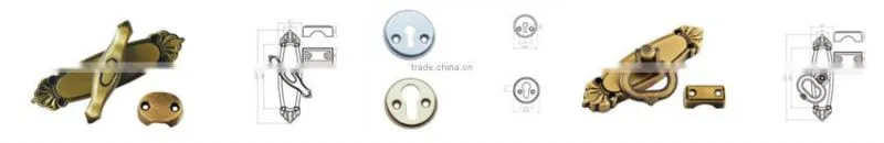 016C Wholesale escutcheon only cabinet door handle