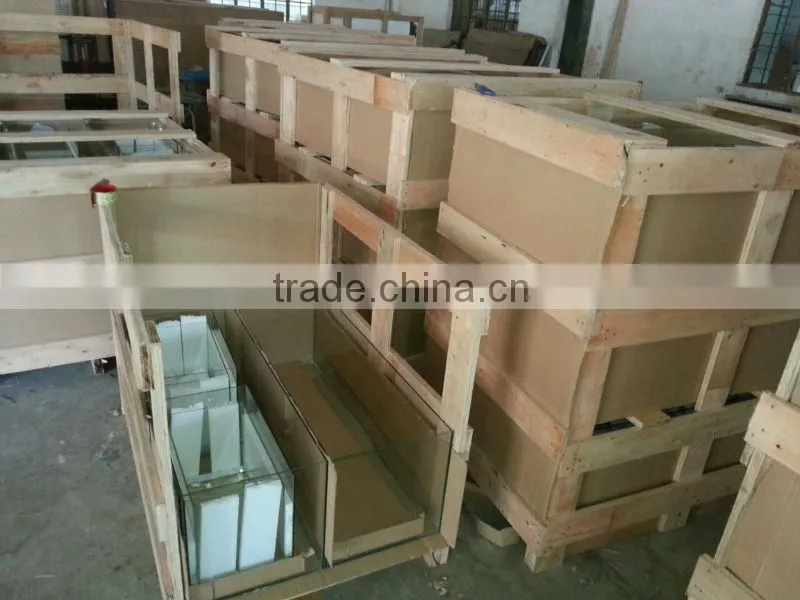 rectangle glass large fish tank