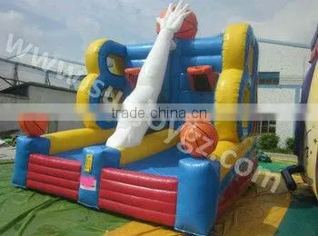 2016 Sunjoy giant inflatable basketball hoop