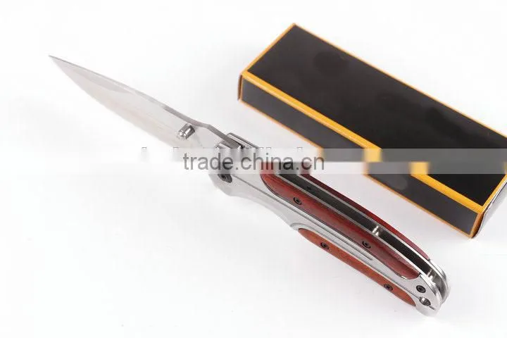 OEM pocket knife rosewood with 440C blade