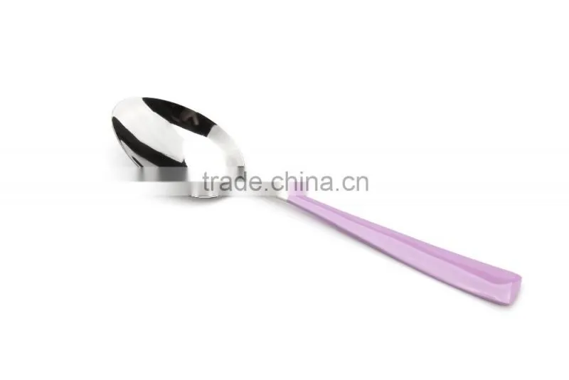 Coating colorful stainless steel cutlery