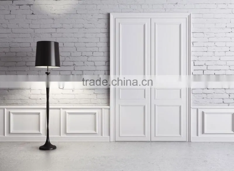 white interior wooden door
