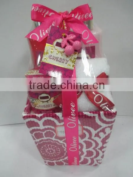 Body care straw basket set