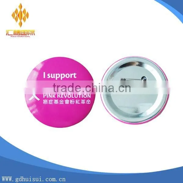 custom manual button maker/ button badge with plain back