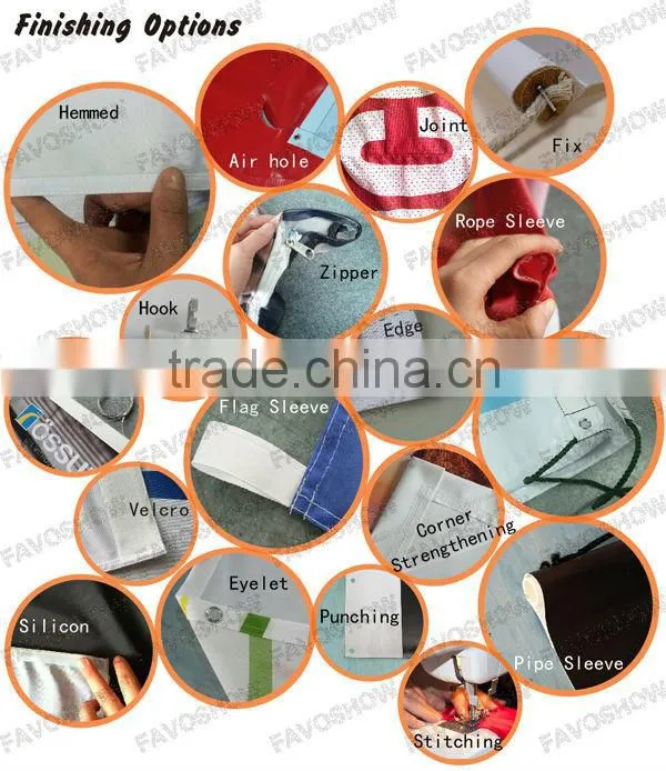 550D Black Backside Vinyl Hanging Banner