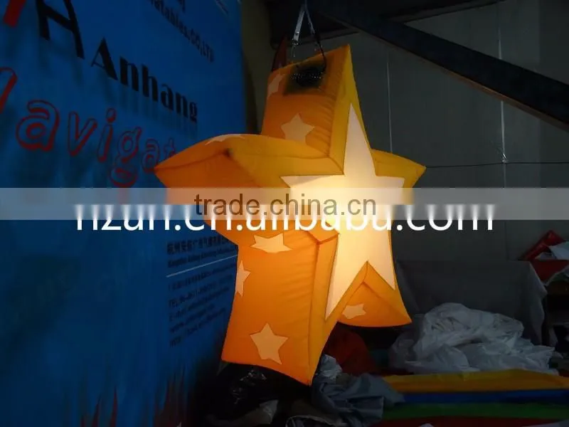 Beautiful decorative Inflatable star with Light