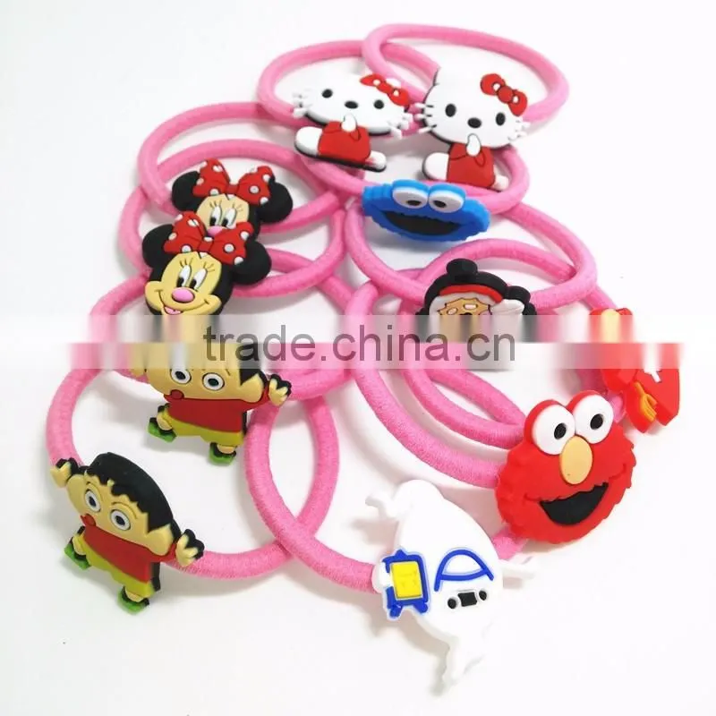 Soft PVC Animal Shaped Hair ties Wholesale Elastic Hair rubber band