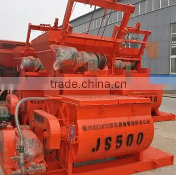 Newest Type and Easy install JS 500 concrete mixer for small construction machine HZS25 concrete batching plant