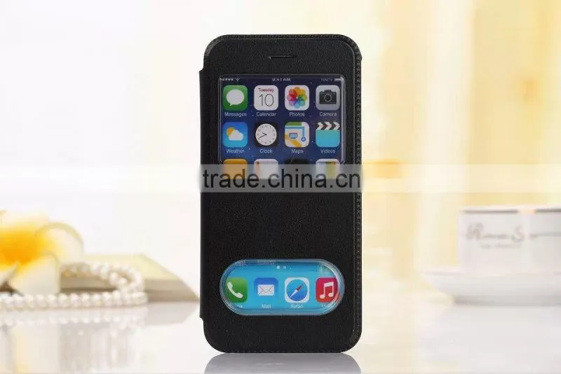 2015 new product mobile phone case for iPhone 6, for iPhone 6 smart case, leather phone case