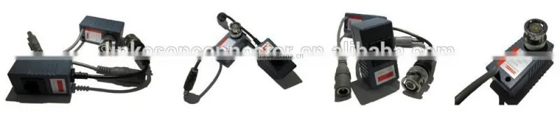 Passive Video Balun Power Transmitter For CCTV