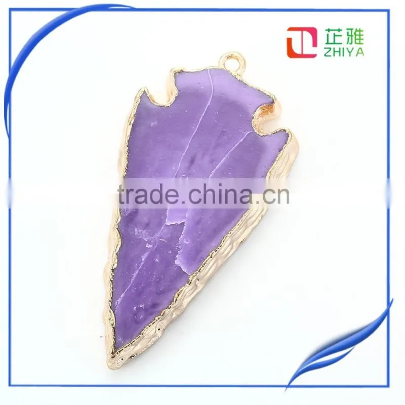 2016 wholesale pave stone druzy pendant, crystal quartz charming jewelry