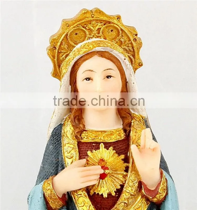 Christian Craft-colourful virgin mary statues