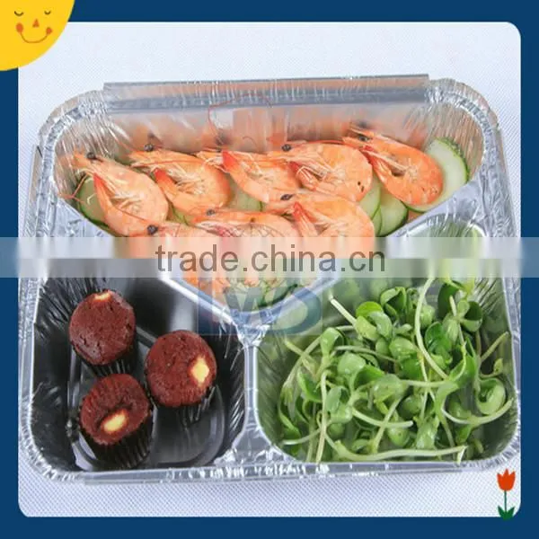 Factory price aluminium foil container for food packaging