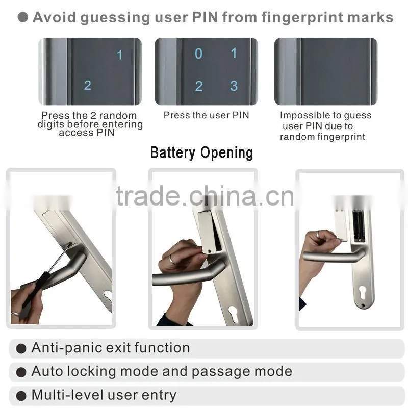 outdoor biometric lock