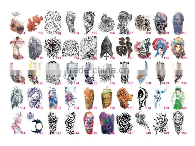 colorful body art customize sweets temporary confectionery tattoo