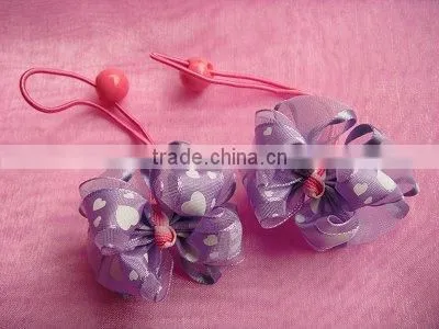 Floral elastic hair ponytail rings, hair rope, for kids hair band hair accessories girl with high ponytail full lace wigs