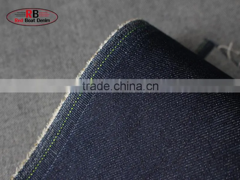 wholesale blue cotton denim fabric with low price for boy's pants