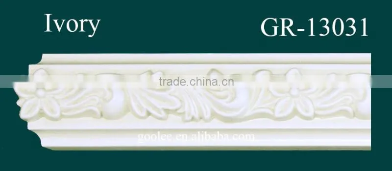 Modern Design Ceiling Decoration PU Cornice Moulding