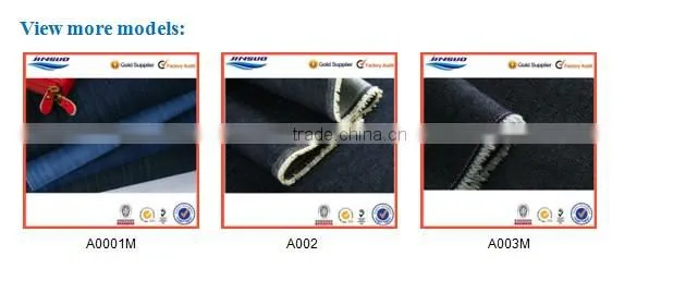 100% Cotton Denim Fabric for Jeans Rope Dyed 6s*6s 14 oz