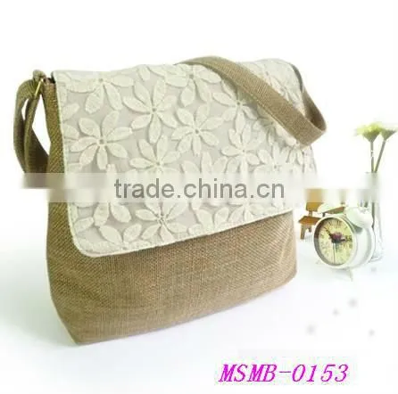 100% linen fabric promotion shopping bag