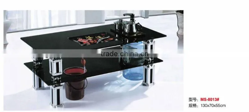 modern home living room glass coffee table