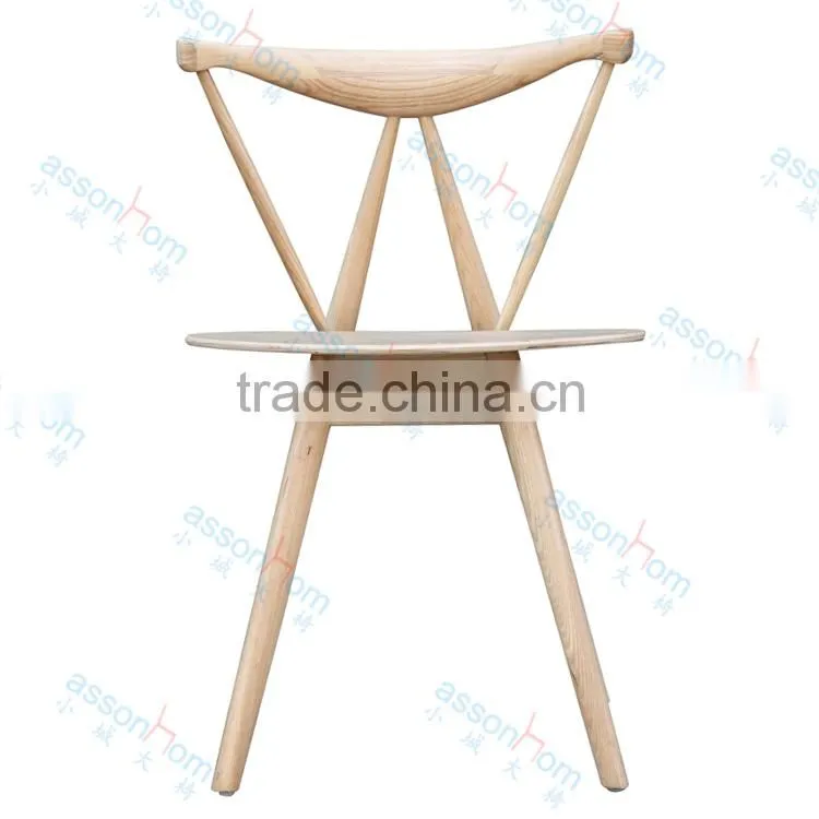 Wooden Triangle Chair Classic Dining Chair