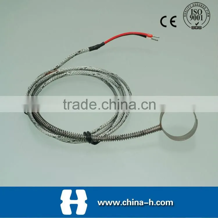HUAKUI hot runner coil heater build in k type thermocouple